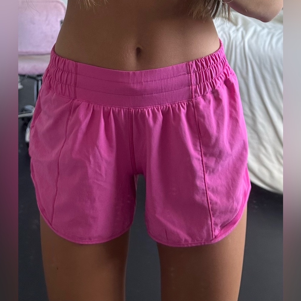 lululemon sonic pink athletic shorts (NOT SOLD ANYMORE)